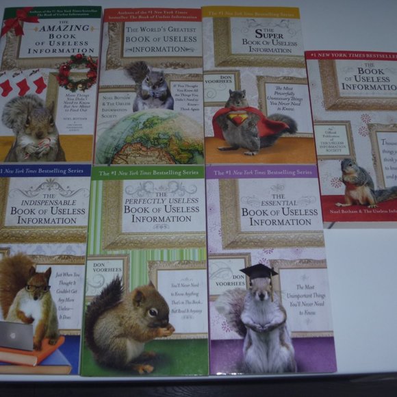 7 different books from the Useless Information series - Picture 1 of 5